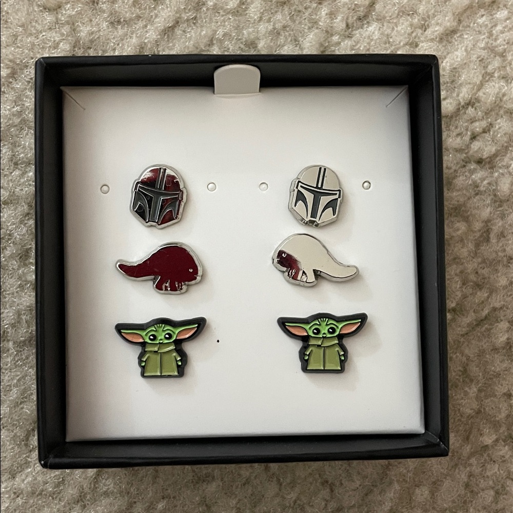 Star Wars Themed Stud Earrings NWT